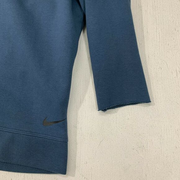 Nike Dri Fit Versa Training Top XS Extra Small Open Back Mid Sleeves Shirt *Read - Picture 6 of 11